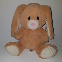 Spark Create Imagine Bunny Rabbit Rattle Lovey Plush Baby Toy Crinkle Tan-ish - £7.86 GBP