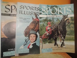 3 1956 Sports Illustrated horse racing fastest pacer Doris Ruth Gissy Hi... - $13.49