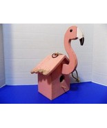 NEW Wood Flamingo Bird House Tropical Florida Home Decor - $792.77 MXN