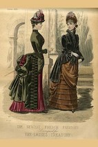 Newest French Fashions - 1884 by Warren 3 - Art Print - £16.44 GBP+