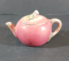 Miniature Apple Teapot 2&quot; With Lid Russ - £7.87 GBP