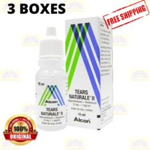 3 X Alcon Tears Natural II 15ml Lubricant Soothing &amp; Moisturizing Eye Drops-
... - £20.30 GBP