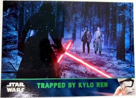 2016 Star Wars The Force Awakens Series 2 Green Trapped by Kylo Ren Card No. 89 - $3.90