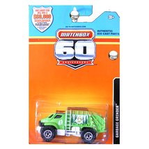 Matchbox 2013 60th Anniversary Walmart Exclusive Garbage Grinder Trash Truck Gre - £34.46 GBP