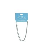 Silver Rope Necklace 18&quot; Chain | DIY Jewelry Making, Add Charms | Jewelr... - $19.40 CAD