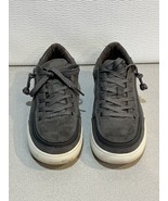 Billy Footwear Classic Lace Low Sneakers Zip Charcoal Gray Jersey Shoes ... - $33.46