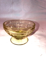 Yellow Sharon Depression Glass Sherbet Mint - £11.95 GBP