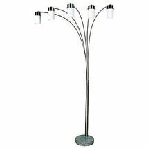Altra 00ORE3031F5W 83 inch Brushed Steel Arch Floor Lamp - £321.04 GBP