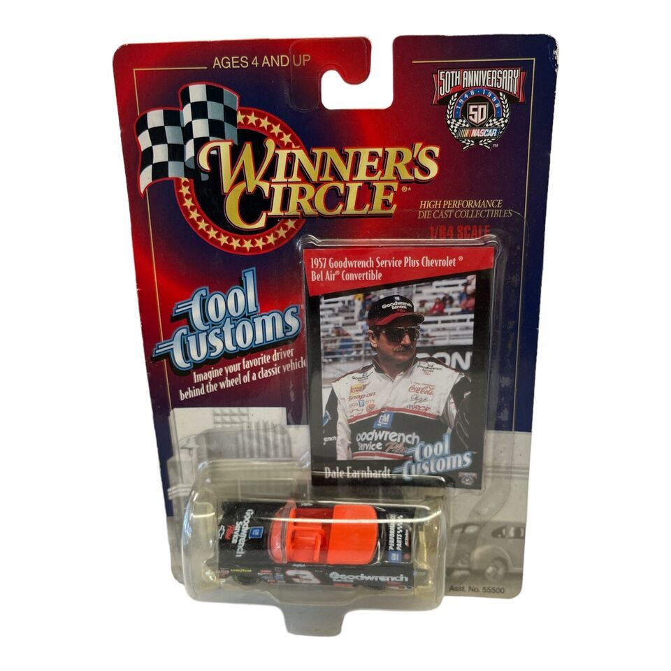 Dale Earnhardt Winners Circle Cool Customs 1957 Chevy Convertible Chevy Diecast - $3.21