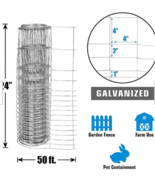 Fencer Wire 2 Ft. X 50 Ft. 16-Gauge Galvanized Rabbit Fence WRB16-2X50MV - €25,79 EUR
