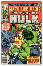 Marvel Super Heroes #69 VINTAGE 1978 Marvel Comics Reprints Hulk 115 - £7.83 GBP