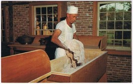 Postcard Upper Canada Village Mixing Dough Bake Shop Morrisburg Ontario - £3.15 GBP