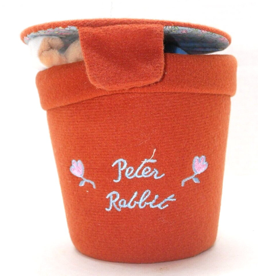 VTG Eden Beatrix Potter Peter Rabbit Peek A Boo Stuffed Rabbit Baby Child Toy - $18.69