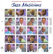 Jazz Musicians Stamps - £8.04 GBP