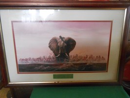 ALABAMA CRIMSON TIDE Framed ELEPHANT Print ...TITLE WAVE - $47.11