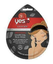 YES to Tomatoes Charcoal Mud Mask for Acne, Detoxifying Charcoal, Single Use - £3.68 GBP