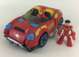 Iron Man Crime Cruising Car Marvel Super Hero Adventure Squad Stark Playskool  - £19.38 GBP