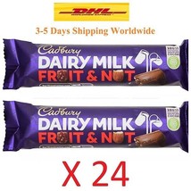 24 Piece Cadbury Dairy Milk Chocolate with Nut Fruit and 35 gm/1.23 oz C... - £51.43 GBP