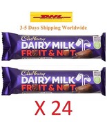 24 Piece Cadbury Dairy Milk Chocolate with Nut Fruit and 35 gm/1.23 oz C... - £51.29 GBP