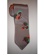 Yates &amp; Co London  Magic mushrooms silk tie hand made in England, free s... - $21.00