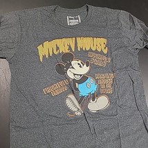 Disney Store Mickey Mouse Halloween Frankenstein Grey T-shirt Men’s XL VGC - £7.86 GBP