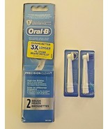 Oral-B Precision Clean Replacement Brush Heads Pack of 2 New - £10.08 GBP
