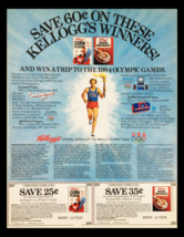 1984 Kellogg&#39;s Olympics Official Cereal Circular Coupon Advertisement - £14.90 GBP