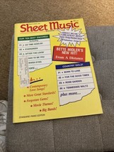 Sheet Music Magazine ~ Music Sheets Standard PIANO/GUITAR Vol. 15 No. 2, 1991 - £6.22 GBP