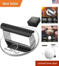 2lb Smash Burger Press Stainless Steel, Burger Smasher for Griddle Heat ... - $44.90
