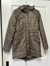 Vince Camuto Quilted Winter Jacket removable Hood size SMALL p/s - £15.72 GBP