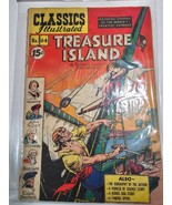 Classics Illustrated #64 Treasure Island 1949 1st Print - £3.88 GBP