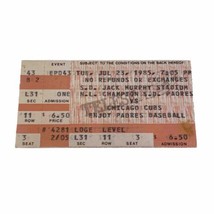 7/23/1985 Chicago Cubs @ San Diego Padres Ticket Stub Gwynn 3Hits Sandberg 4Hits - £15.71 GBP