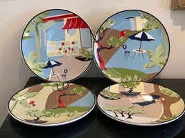 Disney Direct Abstract Design Characters Salad Plates - £50.61 GBP
