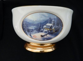 Telaflora Gift Thomas Kincade Fruit Centerpiece Bowl Sunday Evening Slei... - $22.65