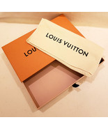 Louis Vuitton Wallet Storage Box with Dust Bag and Gift Shopping BagOrange/Beige - $67.71