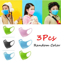 3Pcs Children&#39;s Sponge Face Mask Polyurethane Anti-fog Comfortable Thin Elastic  - £31.85 GBP