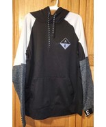 American Eagle Color Block Raglan Pullover with Hood Ladies Medium Black... - $25.54 CAD