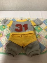 Vintage Cabbage Patch Kids #31 Yellow &amp; Gray Tracksuit OK Factory - $45.00