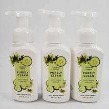 3 Cucumber Verbena Gentle Foaming Hand Soap Wash Purely Clean Bath Body Works - £18.34 GBP