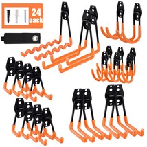 Garage Hooks,24Pack Heavy Duty Garage Hanger Organizer Anti-Slip Double Wall Gar - $73.99