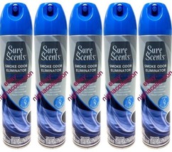 ( LOT of 5 ) S.Scents Smoke Odor Eliminator Air Freshener Spray 10 ozEac... - £23.35 GBP