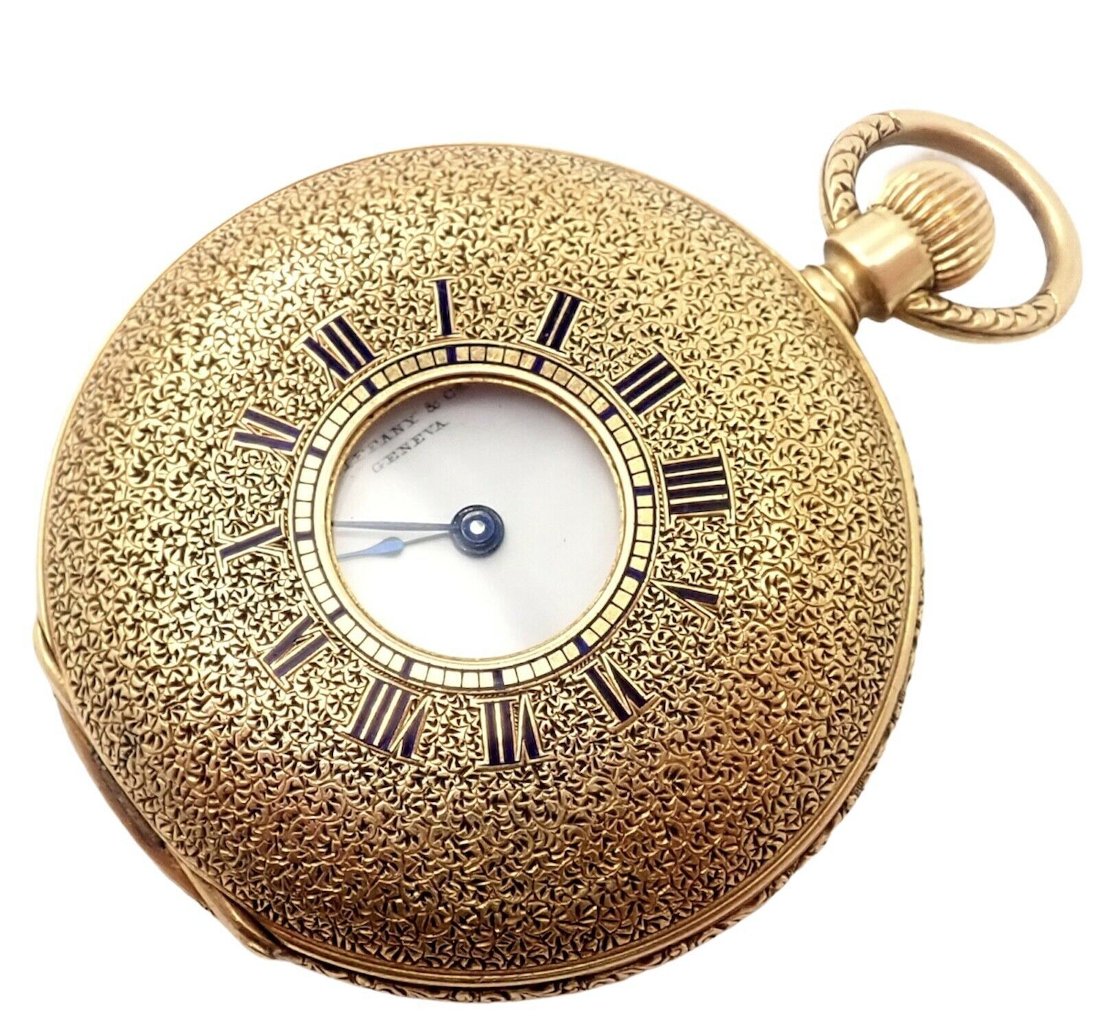 Vintage! Tiffany &  Co. Geneva 18k Yellow Gold Ladies Pocket Watch 36mm - $9,975.00