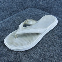Nike  Women Flip Flop Sandal Shoes Gray Synthetic Size 8 Medium - £19.42 GBP