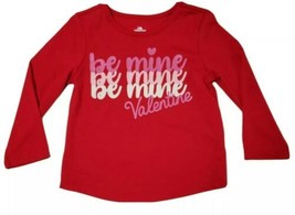 Toddler Long Sleeve T-shirt Red Be Mine Valentine&#39;s Day Size 3T. - £5.60 GBP