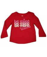 Toddler Long Sleeve T-shirt Red Be Mine Valentine&#39;s Day Size 3T. - £5.62 GBP