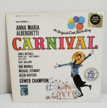 Carnival - Anna Maria Alberghetti -1961 - Original Cast Recording Lp - Tested - $6.40