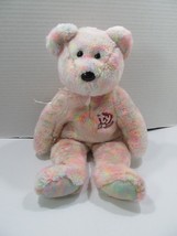 TY Beanie Baby Buddy 14” Celebrate 15 Years Bear 2001 Glitter Rainbow No... - $14.01