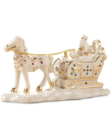 Lenox Mistletoe Park Horse and Sleigh Figurine Special Edition 2025 New - $1,705.26 MXN