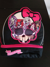 Monster High Ghoulishly Girls Canvas Insulated Lunch Bag - $9.60