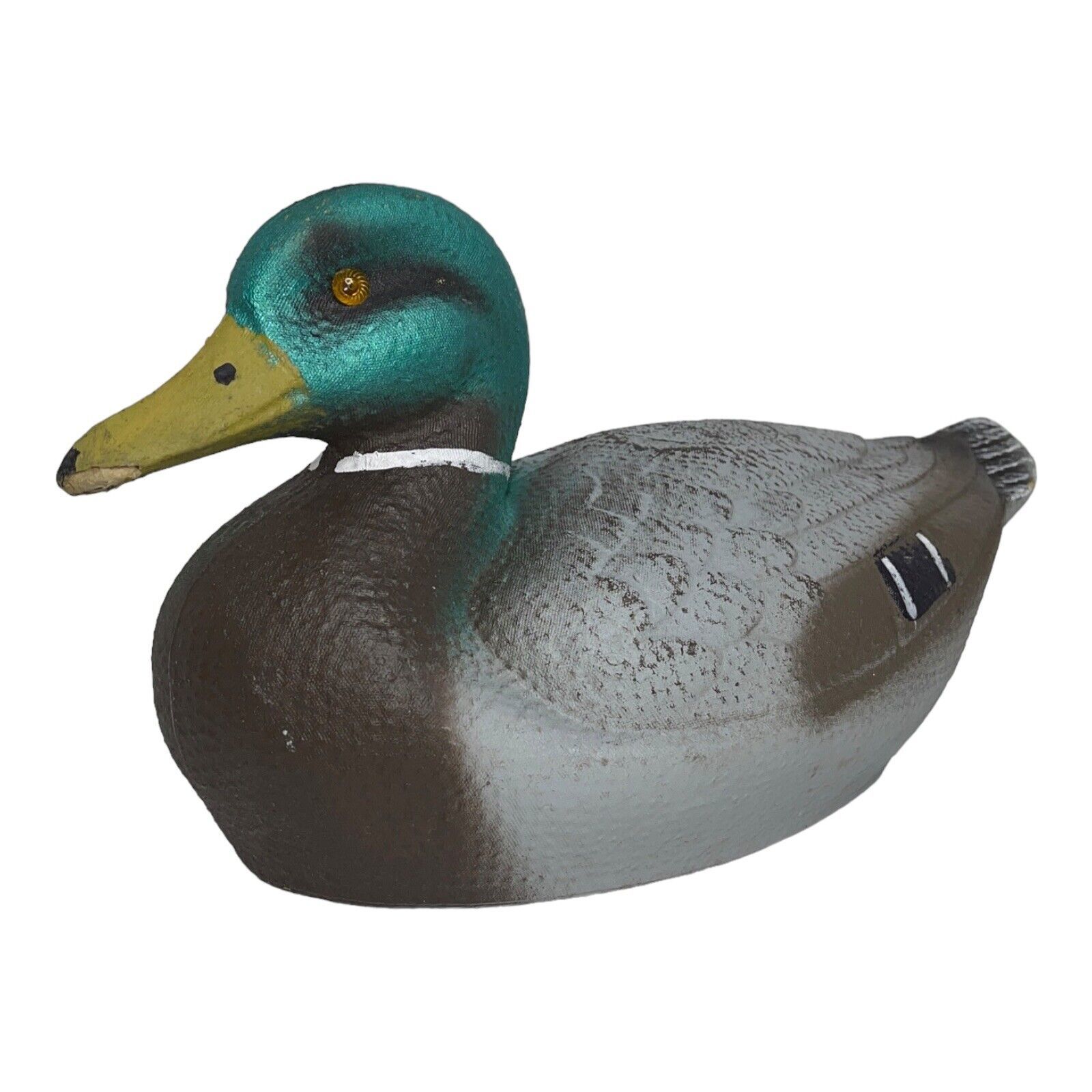 Vintage General Fibre Co St Louis MO Ariduck Male Mallard Duck Decoy BIR... - $21.04